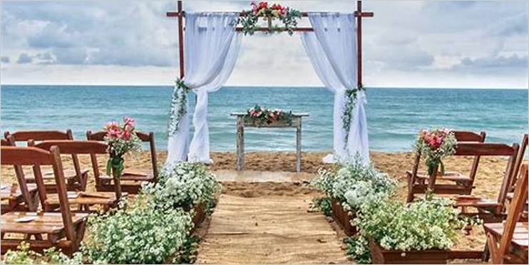 Casamento na praia decoração